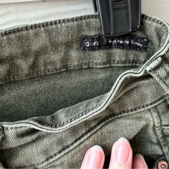 DEAR JOHN GISELE HIGH RISE ANKLE SKINNY JEANS IN CYPRESS size 27 - Picture 6 of 8